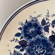 Delft Blue Wall Plate, Retro Cottage Blue White, Hand Painted, Royal Goedewaagen The Netherlands