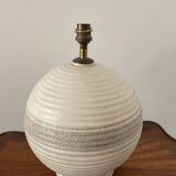 Art deco cracked ceramic lamp