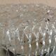 Structured /vintage square glass ceiling lamp 60s-70s