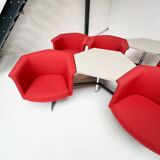 Nine part modular waiting room set from Artifort, 1980s