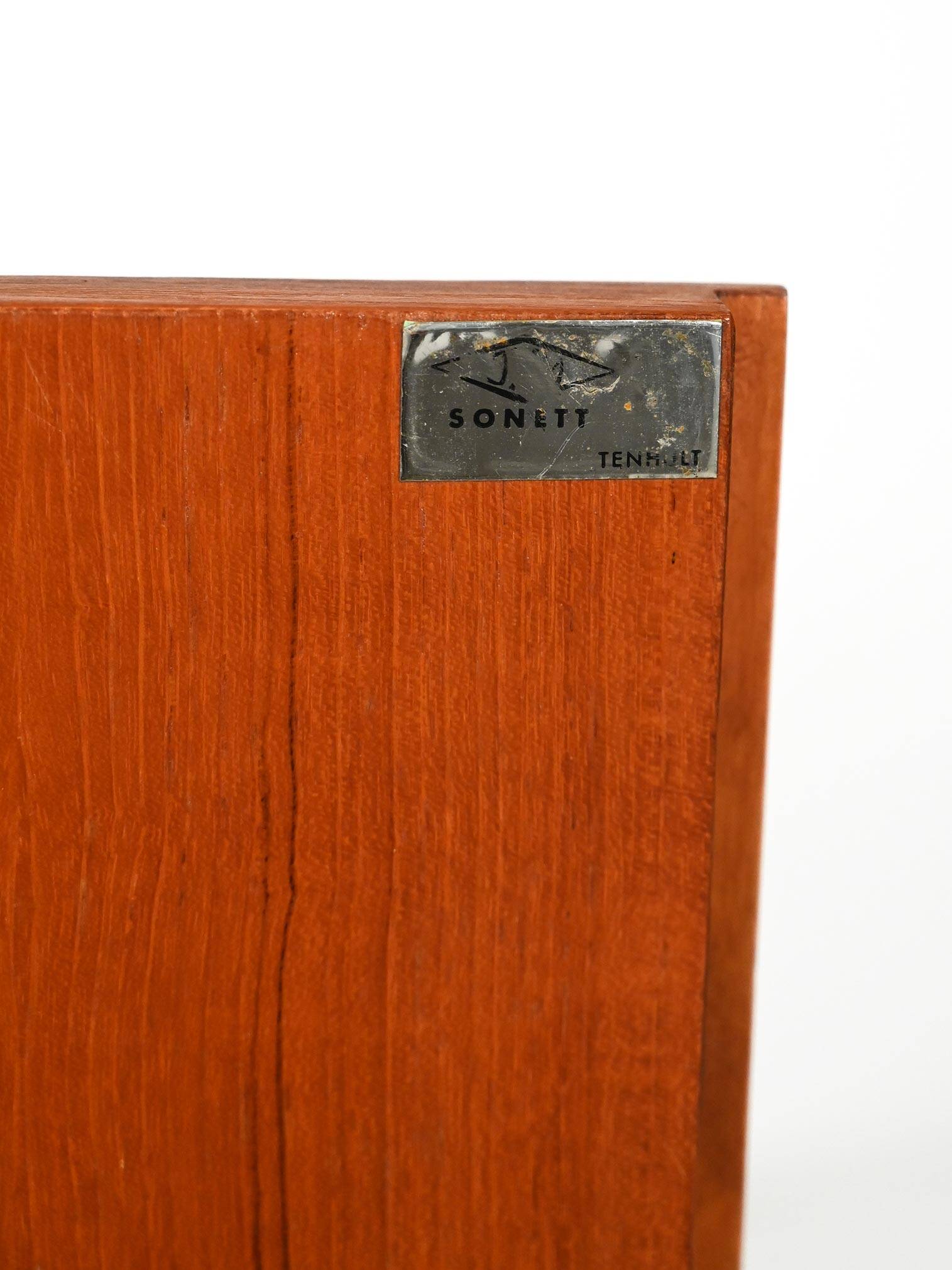 Scandinavian teak and oak cabinet by Sonett, 1960s
