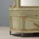 Antique neoclassical mirror in lacquered wood, 19th century
