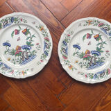 2 grandes assiettes sarreguemines