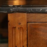 Louis XVI period light mahogany secretary