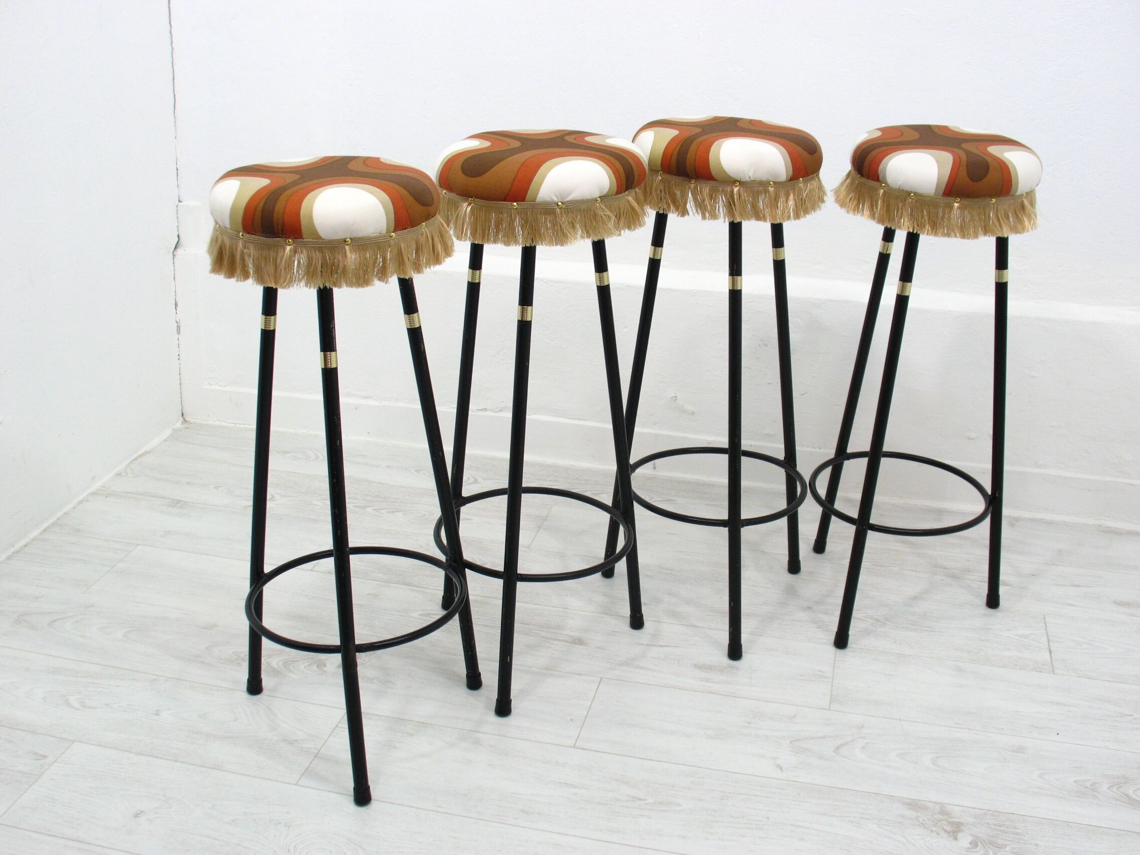 Tabourets de bar vintage, années 1970