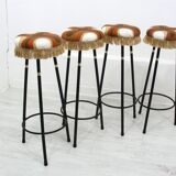 Tabourets de bar vintage, années 1970