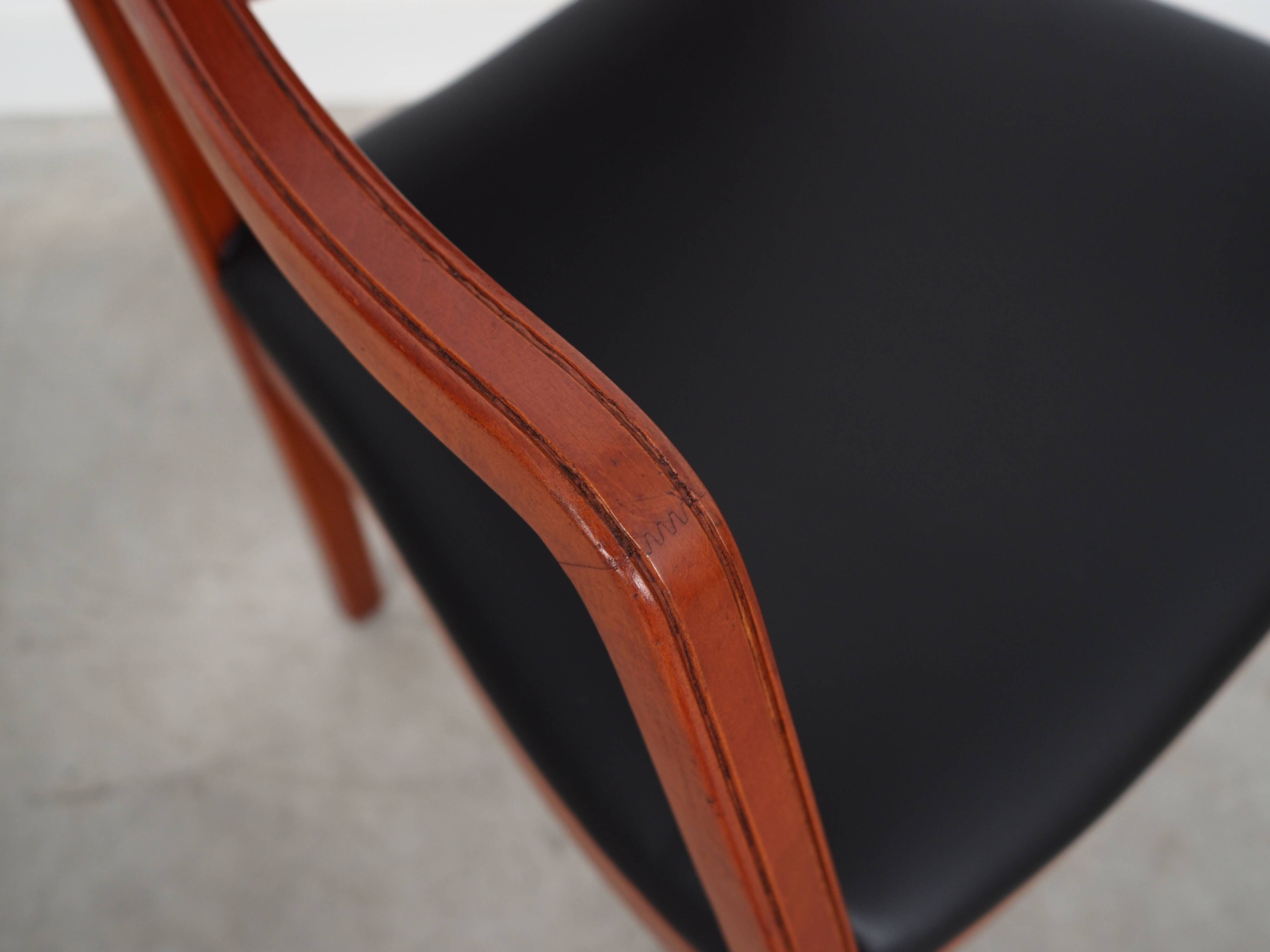Beech chair, Danish design, 1970s, production: Denmark