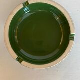 Vintage green ashtray on foot
