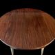 Table ronde a volets, formica, " SIF ", années 60,70', pieds eiffel, vintage
