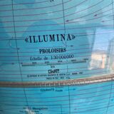 Light Globe vintage world map Illumina 1965