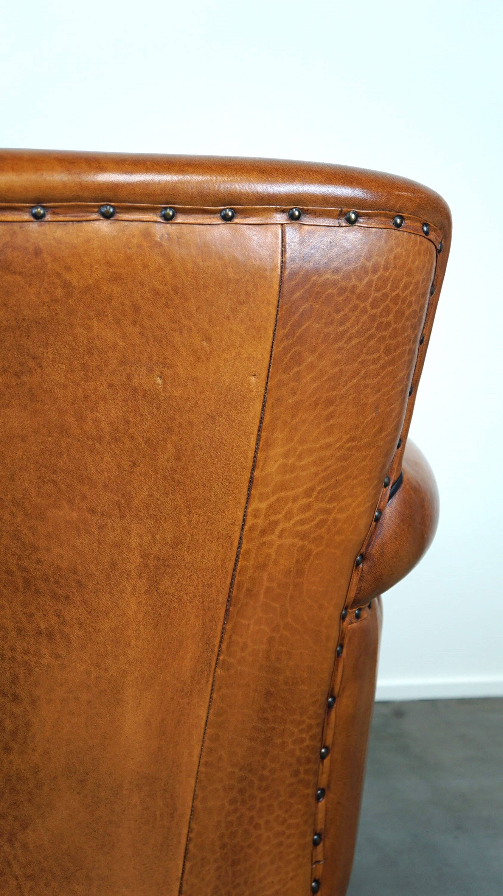 Sheepskin Armchair in Excellent Condition with a Luxurious Appearance