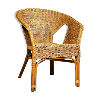 Rattan armchair