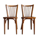 Paire de chaises bistro Baumann années 50/60