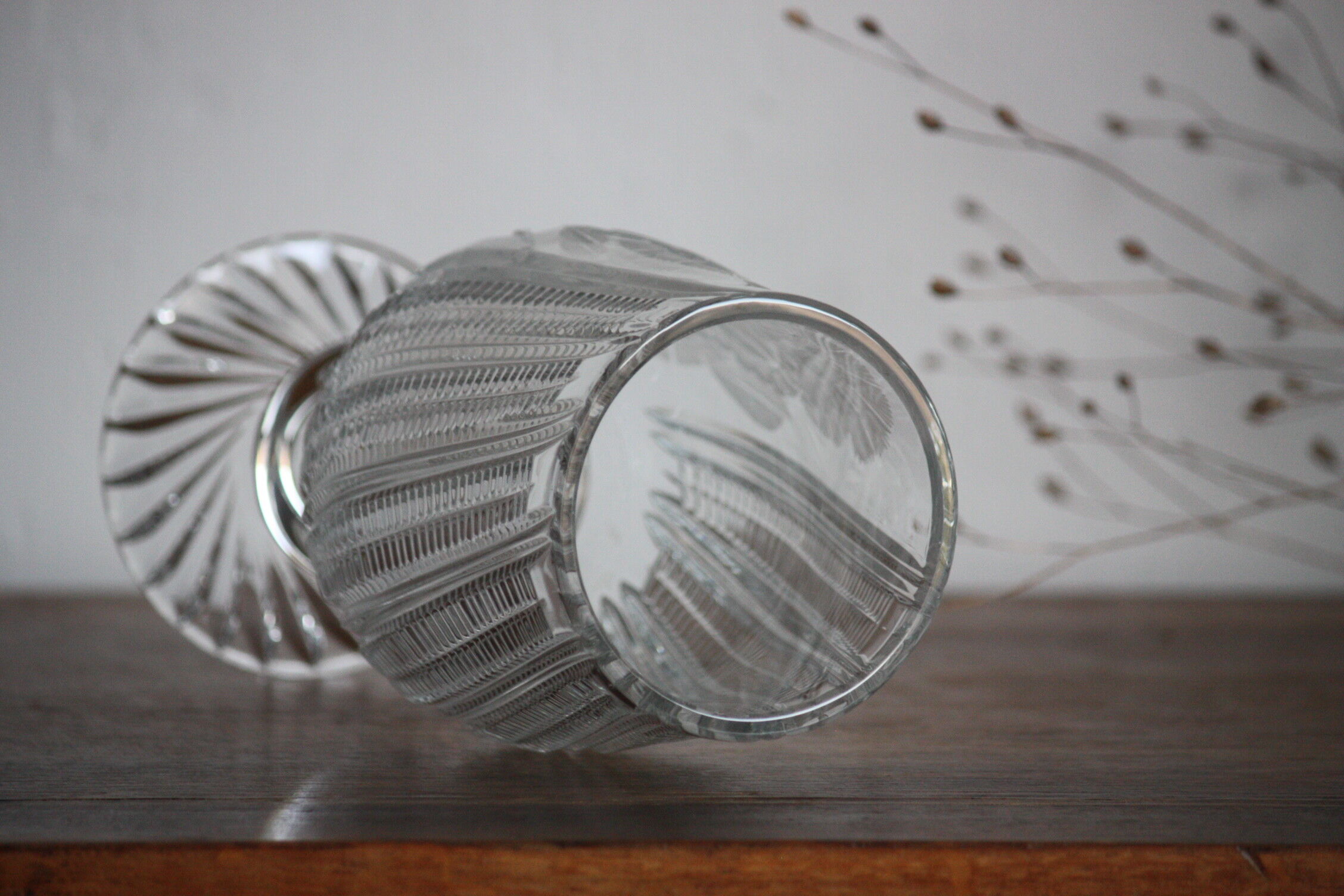 Cut crystal drageoir