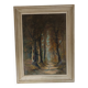 Oil on canvas Under Wood signed Adolf Philippus Van Dijk (1859-1924)