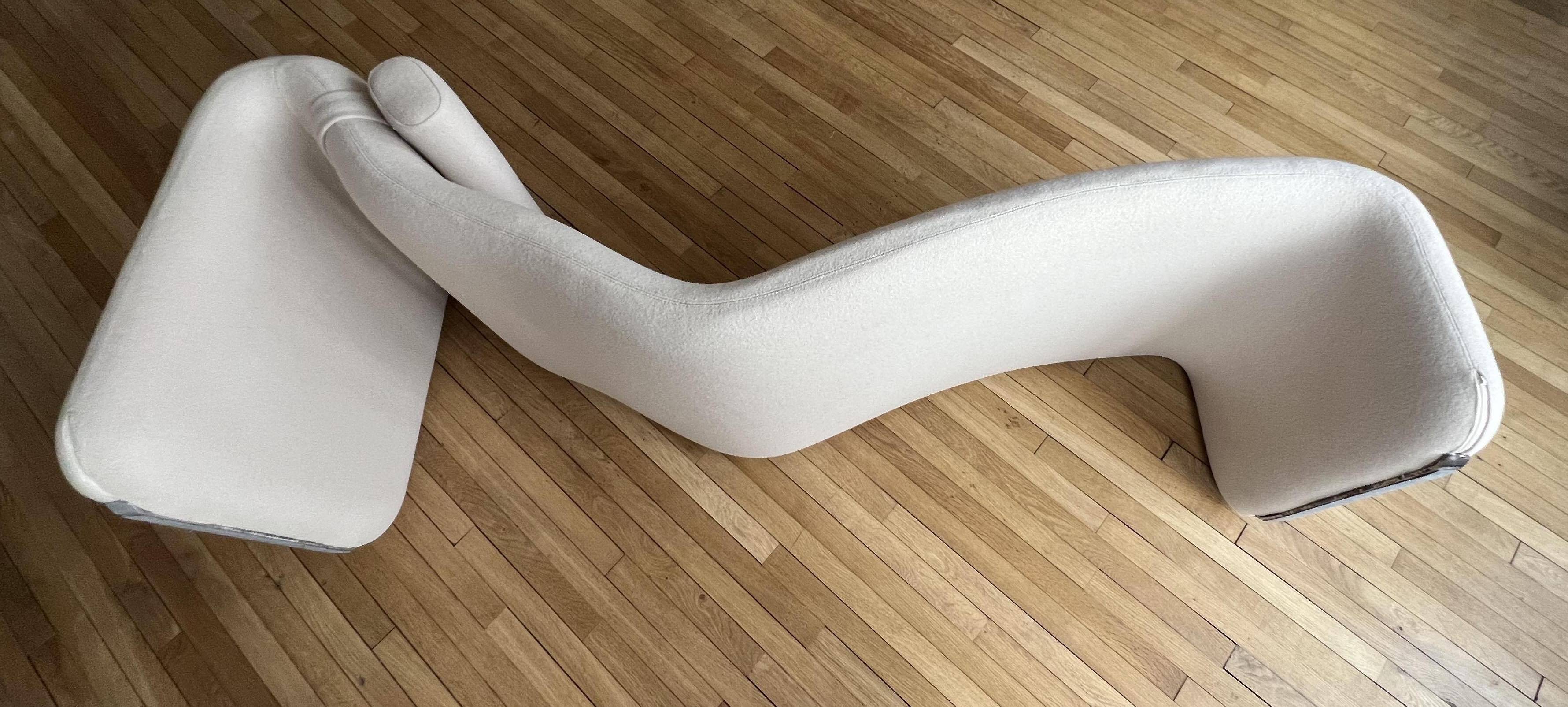 Chaise longue model "Djinn" by Olivier Mourgue, 1960s