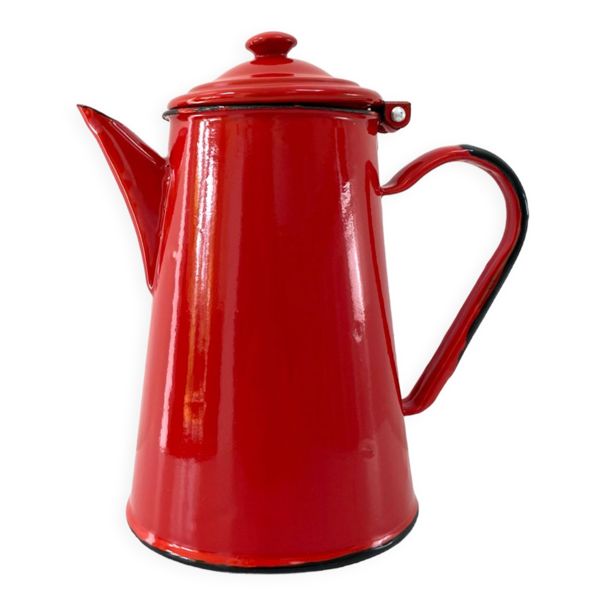 Série Vintage années 70/80, Sucrier et 6 tasses café, poignées Bakélite