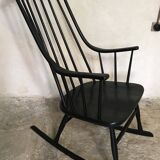 Grandessa Rocking Chair in Black Beech by Lena Larsson, 1960's