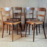 4 chaises bistro Horgen-Glaris Suisse années 30/40