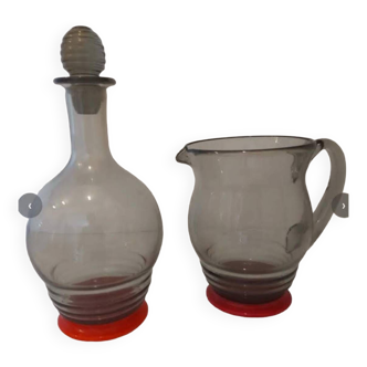 Napoleone martinuzzi carafe and bottle