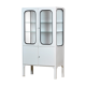 Armoire médicale en verre et fer, années 1970