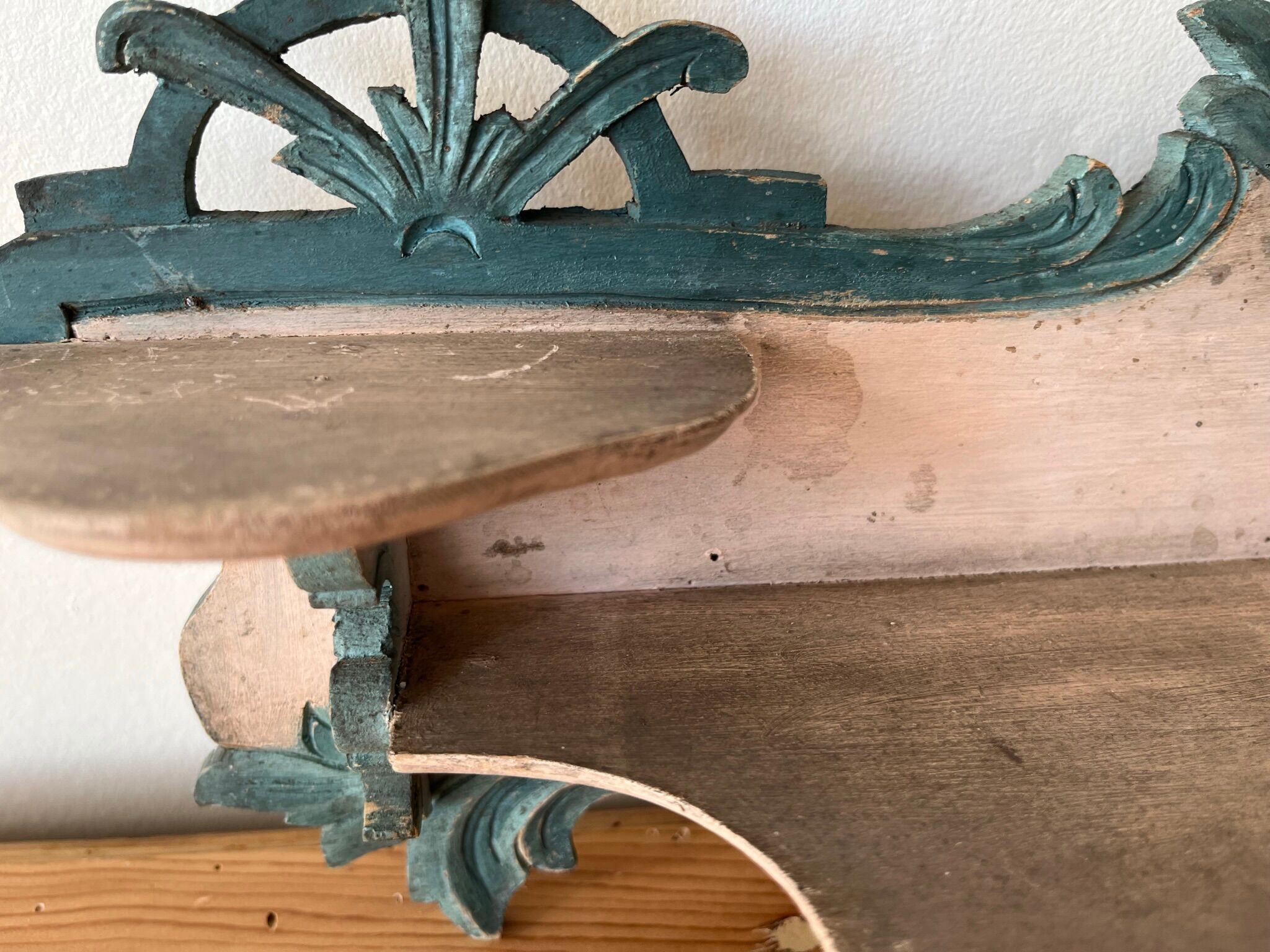 Old wall shelf