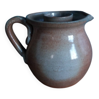 Stoneware ice bucket signed