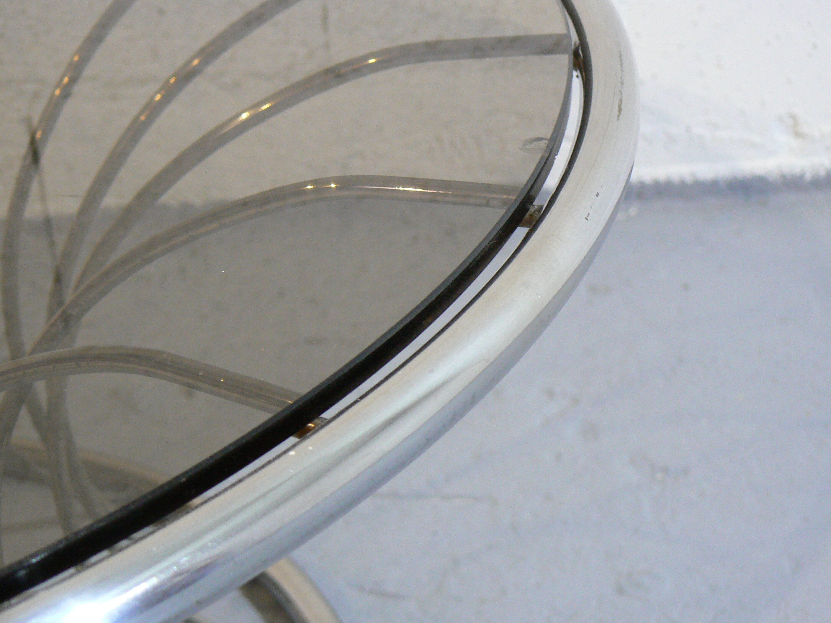 Tabe bass circular in chrome 1970