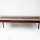 Coffee table in rosewood and black slate of Danish design, 1960s