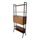 Italian Free Standing Teak Shelving Unit, 1950's