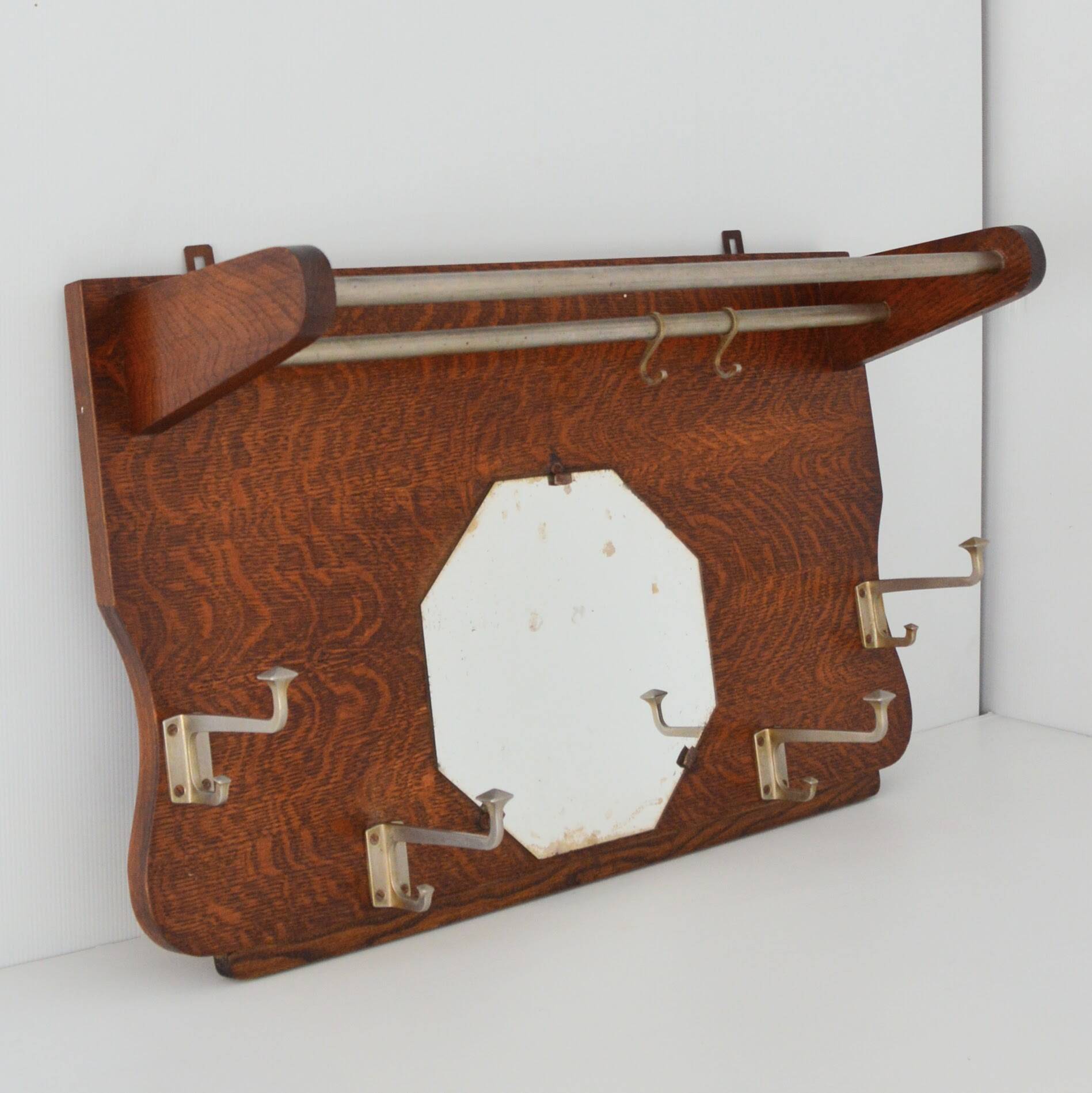 Coat rack / Hat rack 1930s vintage bistro