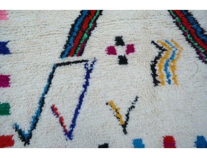 Colorful Berber carpet 260x152cm