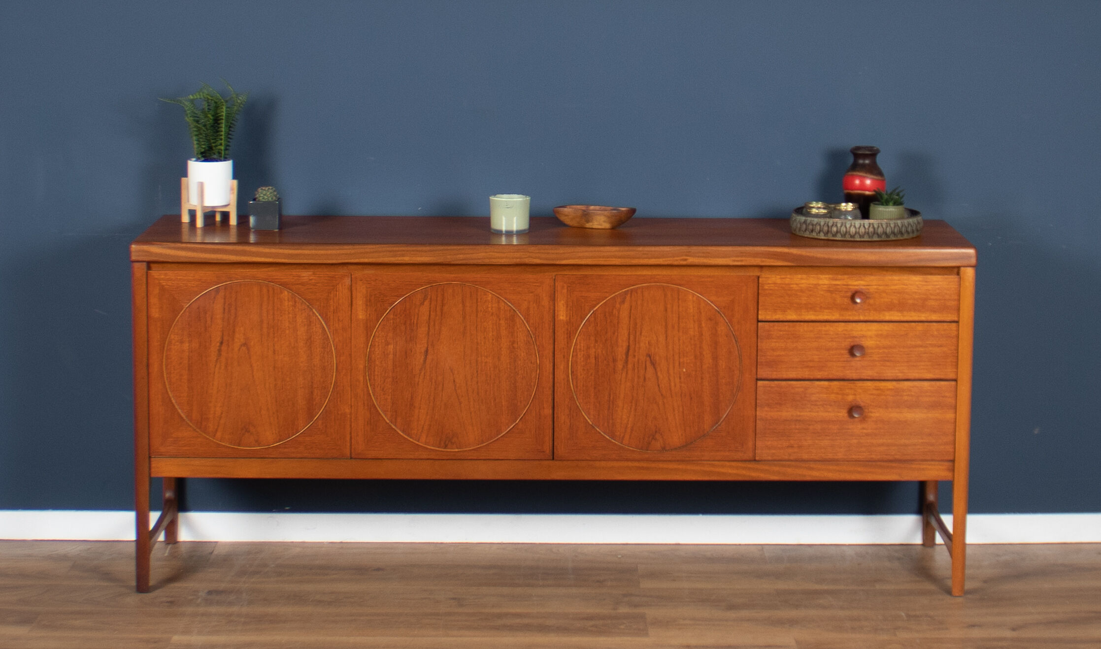 Retro teak 1960s nathan circles mid century sideboard