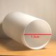 Tulip lampshade in opaline H25 D12 / 7.5 cm