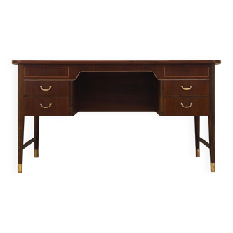 Walnut desk, Danish design, 1970s, production: Denmark