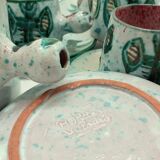 Signed Vallauris coffee service