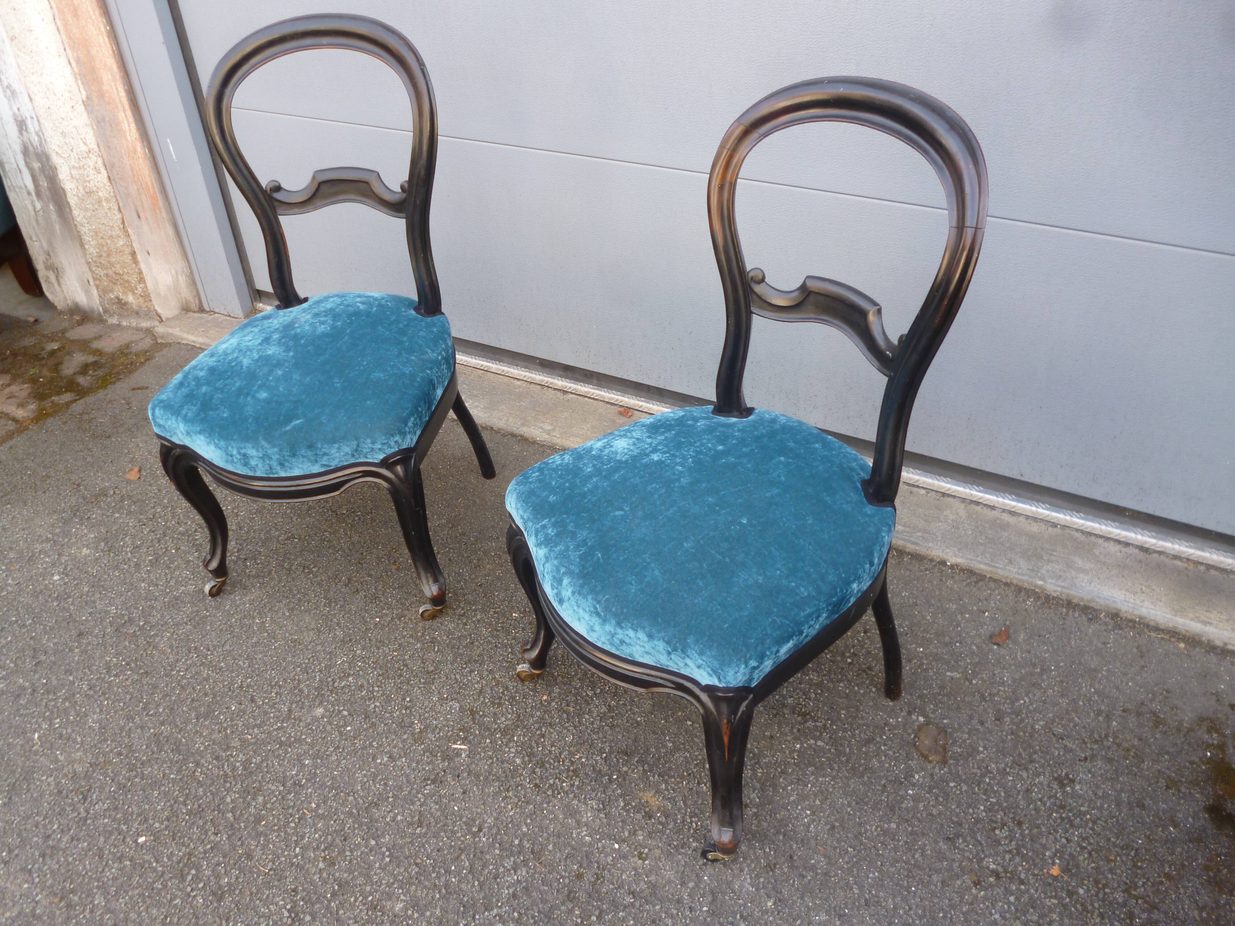 Paire de chaises Napoléon 3