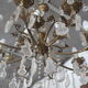 Lustre en bronze à pampilles
