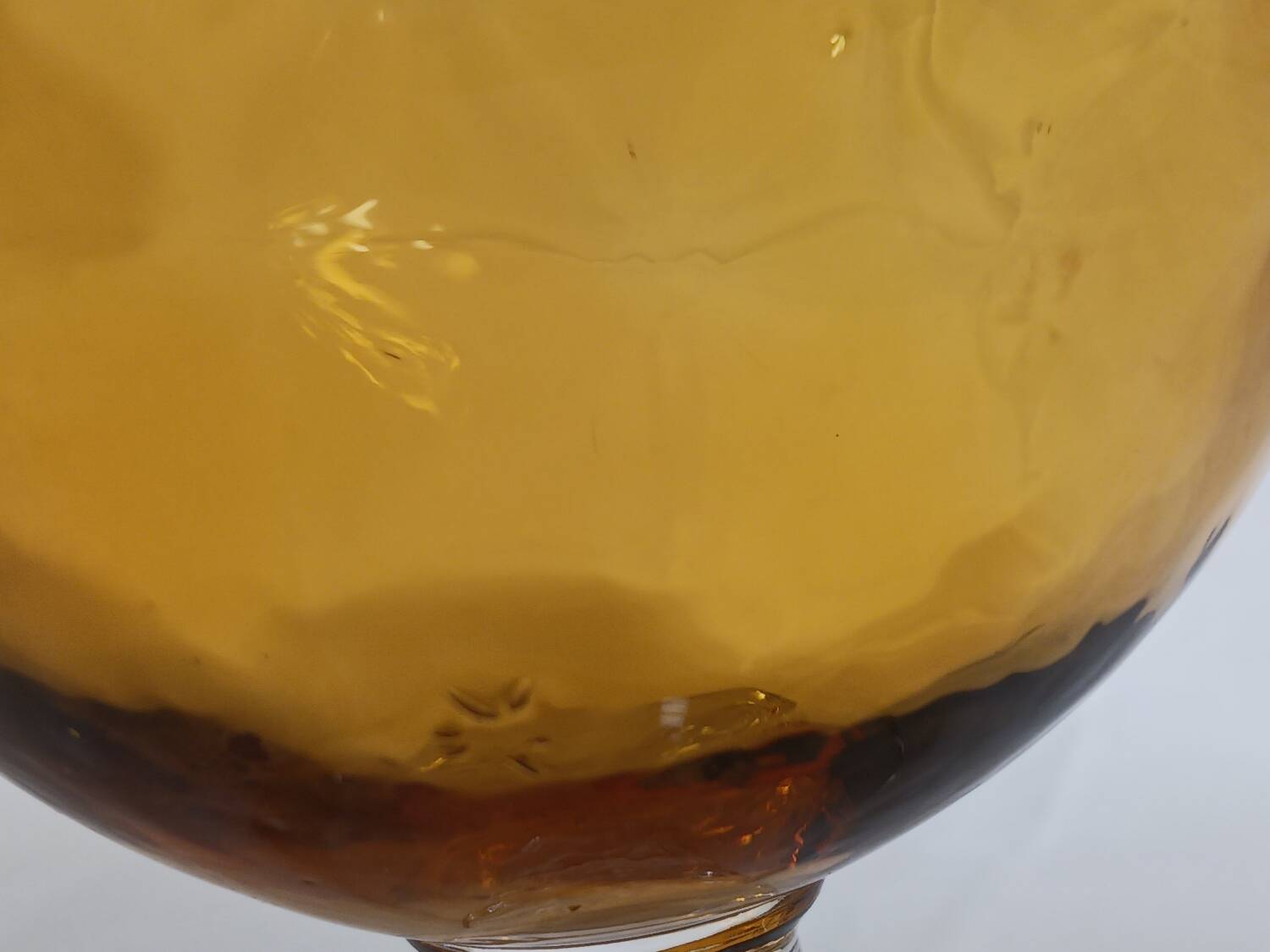 Large Empoli Italian blown vase