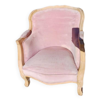 Louis XV style shepherdess armchair Huge job of sanding/stripping with raw wood (it's up to you to choose