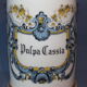 Pharmacy pot, porcelain apothecary Pulpa Cassia