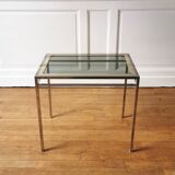 Chrome-brass coffee/side table, 1970