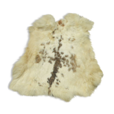 Natural tanned rabbit skin