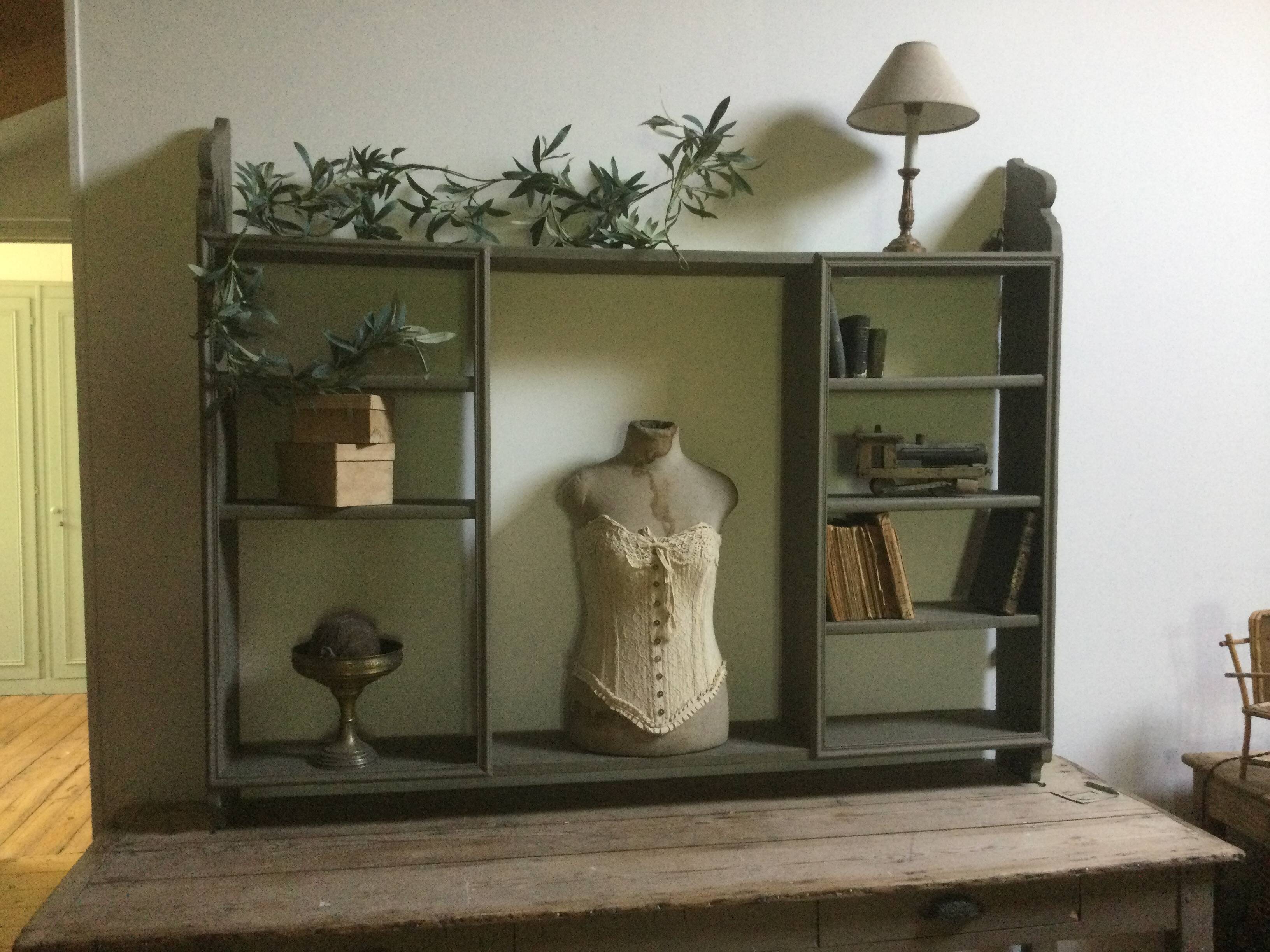 Large antique wall shelf