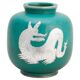 Vase Wilhelm Kage Gustavsberg Sweden, 1950. Signed and dated.