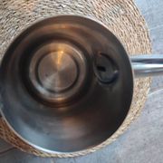 Magnificent stainless steel teapot by Guy Degrenne made in France.