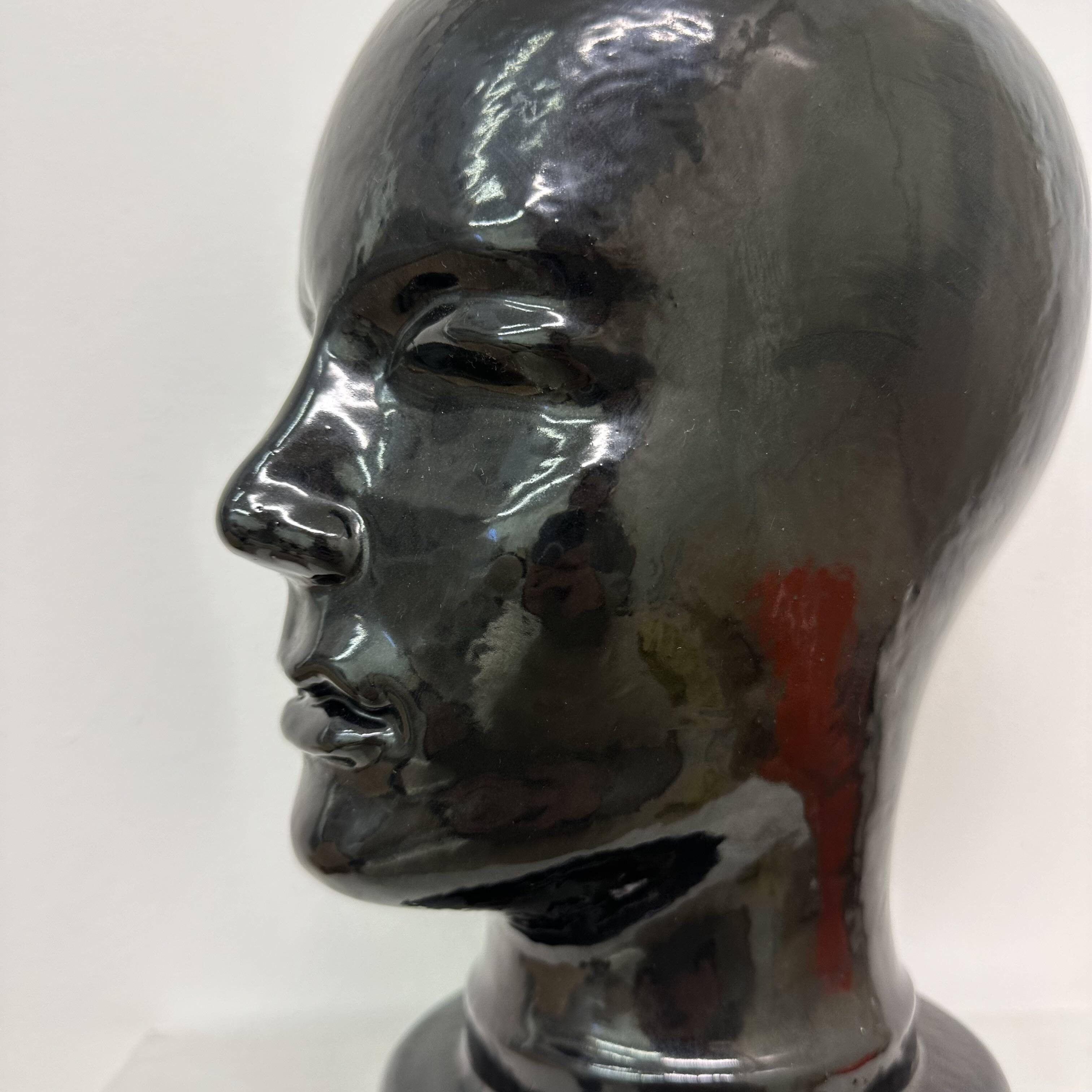 Mid-Century Ceramic mannequin Head from Scheurich West Germany , 1970s