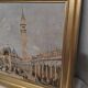Painting on canvas "Feast of the Ascension" in Venice 44x65 cm