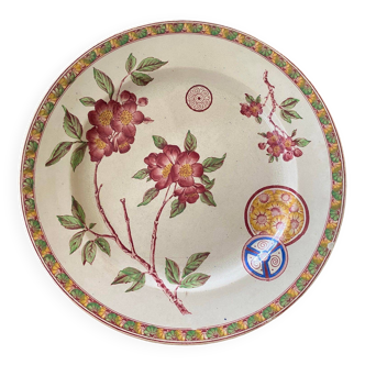 Assiette terre de fer Vermont Faïence anglaise Hanley