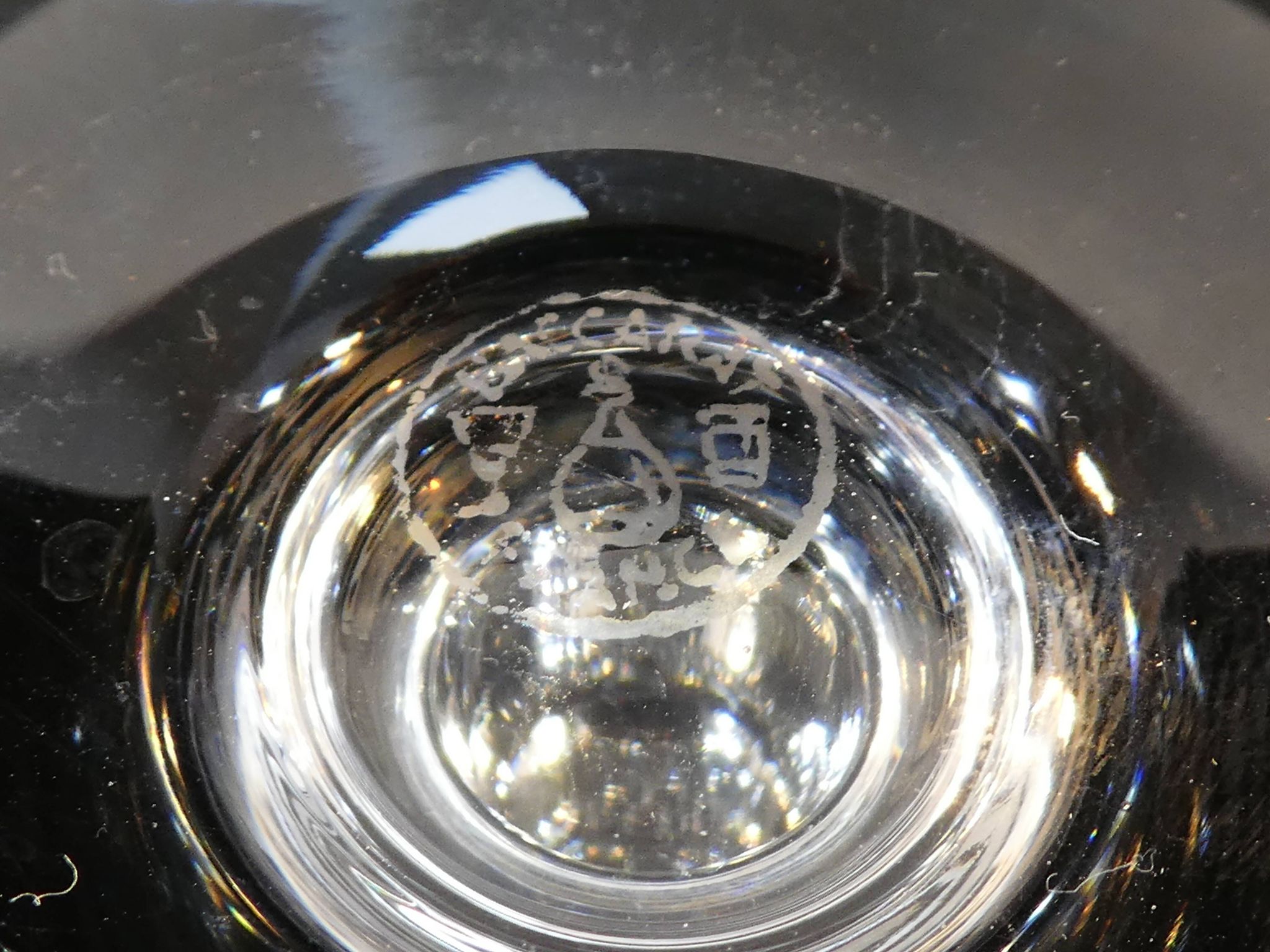 10 white wine glasses in baccarat crystal model cote d'azur